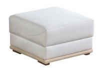 Kožený taburet KADIZ