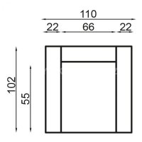 Kožené křeslo KADIZ