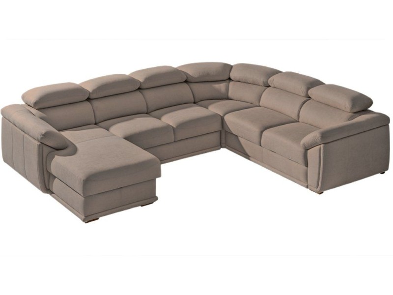 Kožená sedací souprava KADIZ do U 2