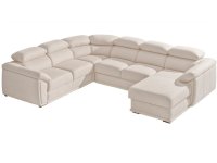 Kožená sedací souprava KADIZ do U 2