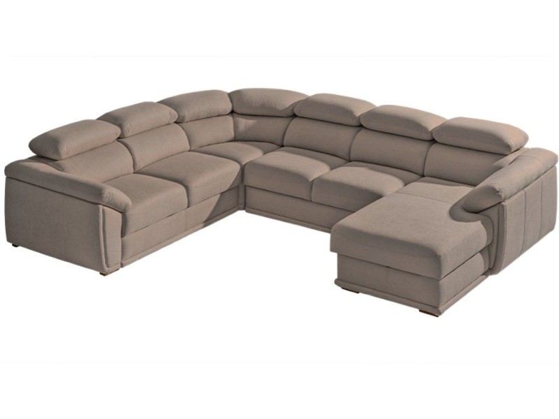 Kožená sedací souprava KADIZ do U 2