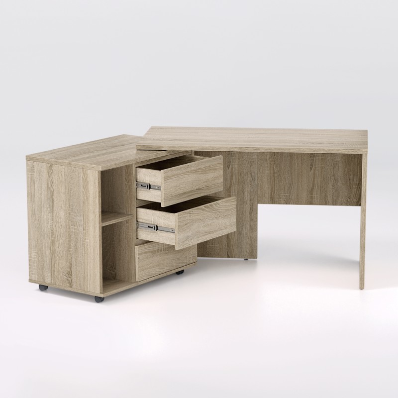 Psací stůl REA ROY s otočným kontejnerem