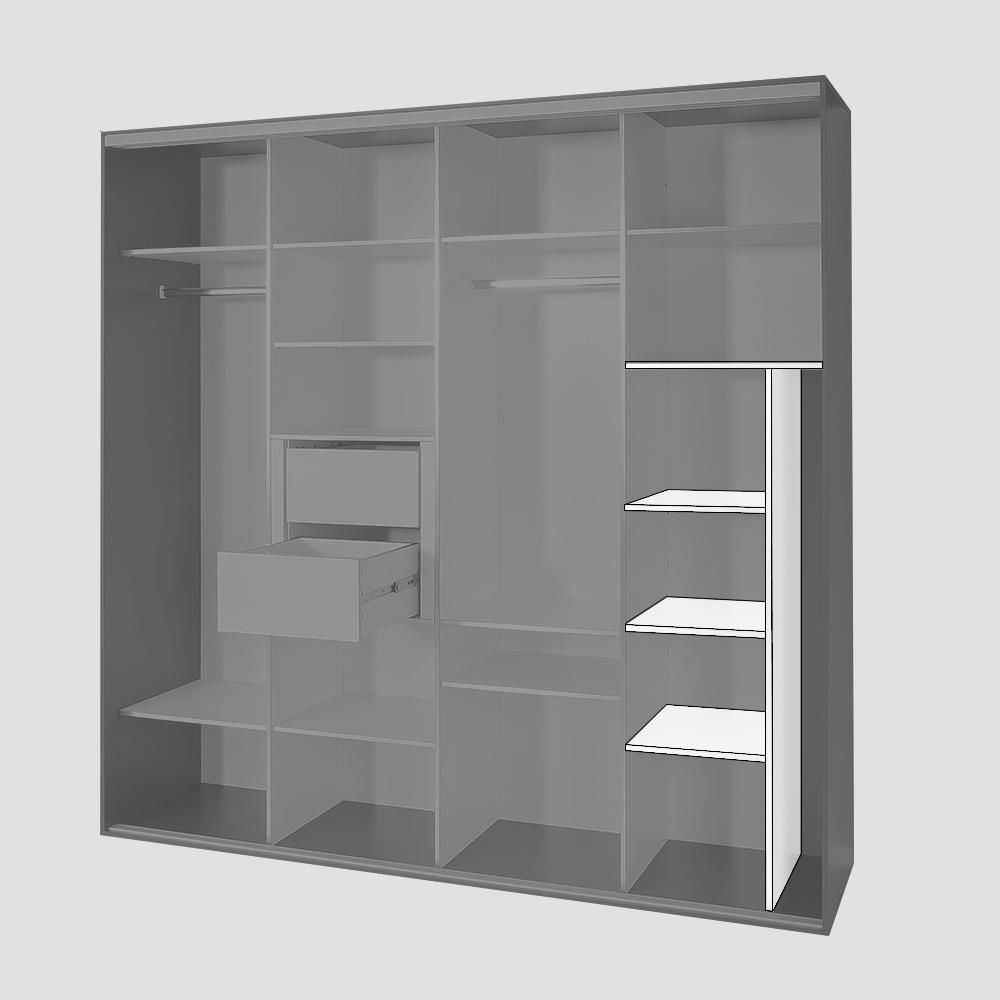 Šatní skříň REA TULSA 120/200