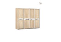 Šatní skříň REA TULSA 240/240