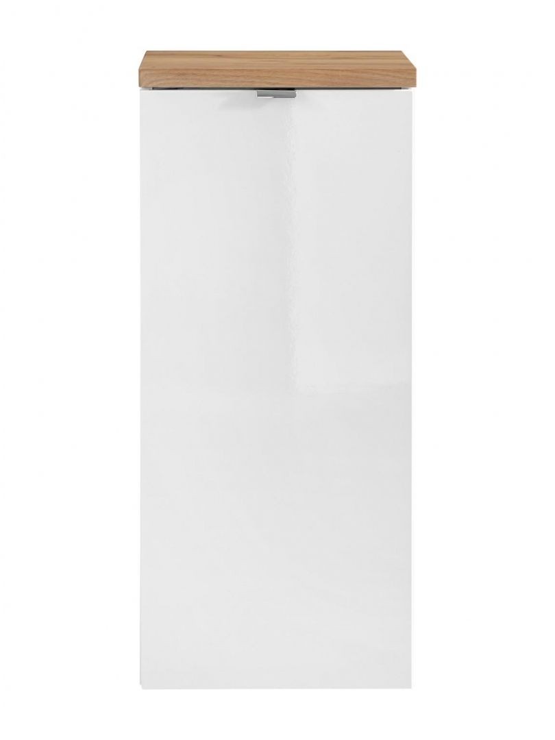 Koupelnová skříňka KAPRI BÍLÁ 811 - nízká s košem