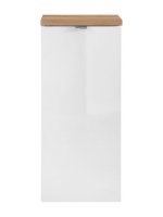 Koupelnová skříňka KAPRI BÍLÁ 811 - nízká s košem