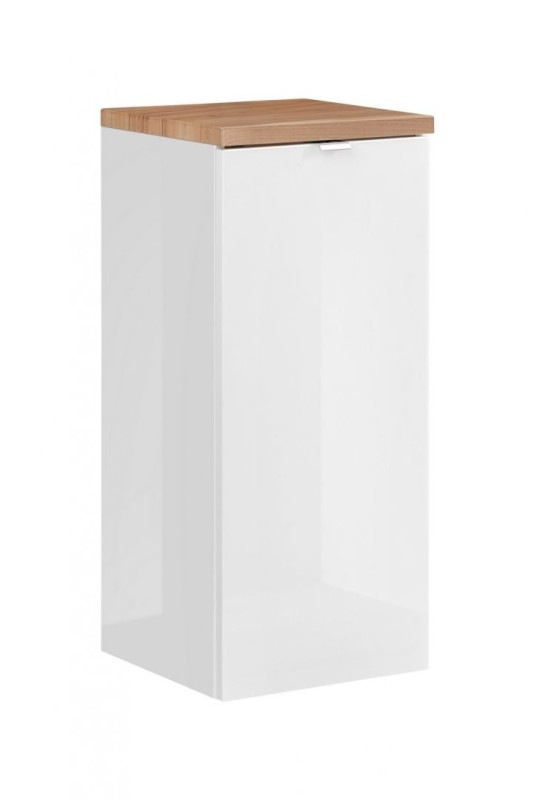 Koupelnová skříňka KAPRI BÍLÁ 811 - nízká s košem