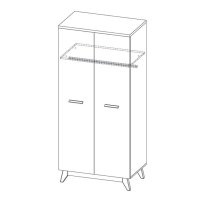 Šatní skříň SVEN 1