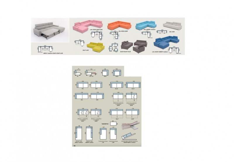 Sedací souprava AVA TEMPO PROGRAM