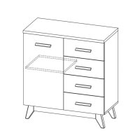 Kombinovaná komoda  SVEN 8