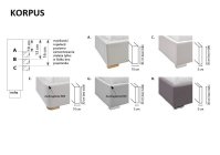 Manželská postel MINI-MAX 2100