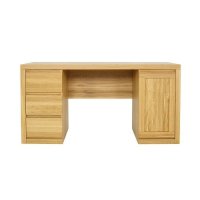 Pracovní stůl z masivu BR302 dub