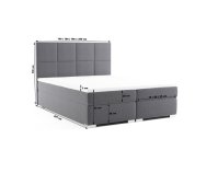 Manželská postel BOXSPRING MALLI