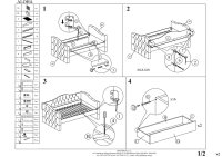 Stylová postel ALOHA 90