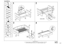 Stylová postel SANNA 90