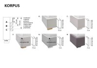 Manželská postel MINI-MAX 3700 dřevo