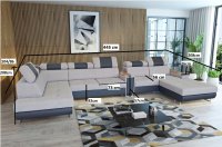 Sedací souprava SEVIL DUO do U