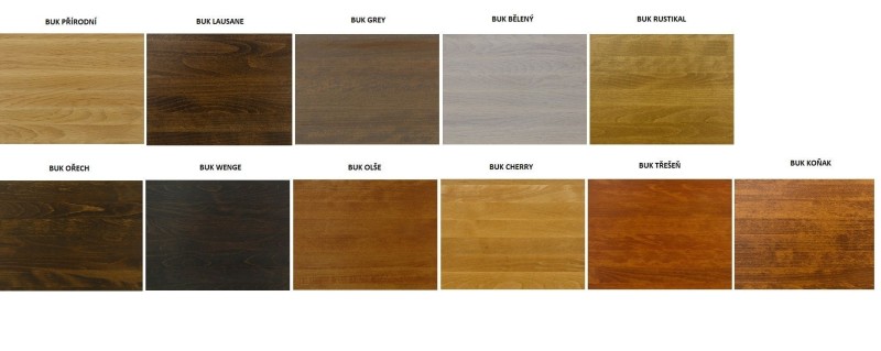 Manželská postel z masivu LK114 buk