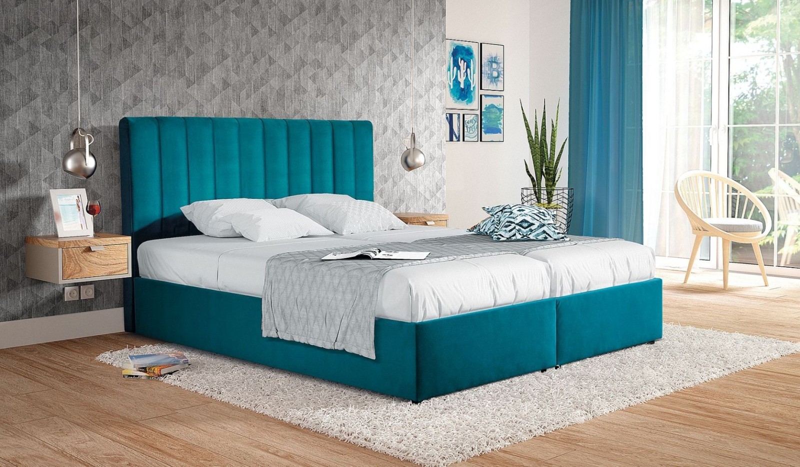 Manželská postel VERTIG