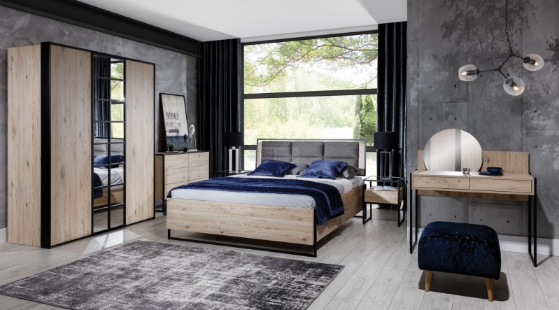 Šatní skříň GLAS LOOFT GLSZ 3D