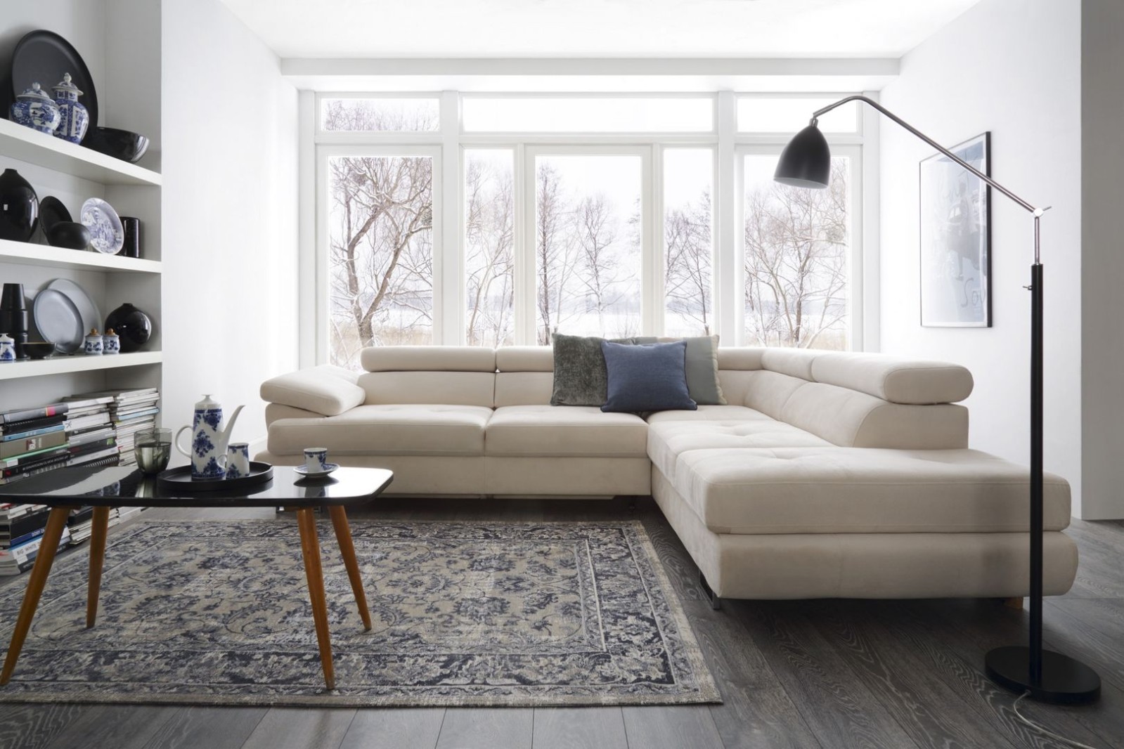 Kožená sedací souprava LUTTON