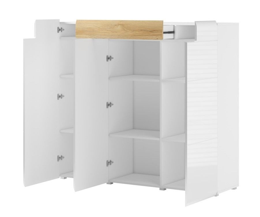 Komoda I TOLEDO Bílá/ Dub San Remo